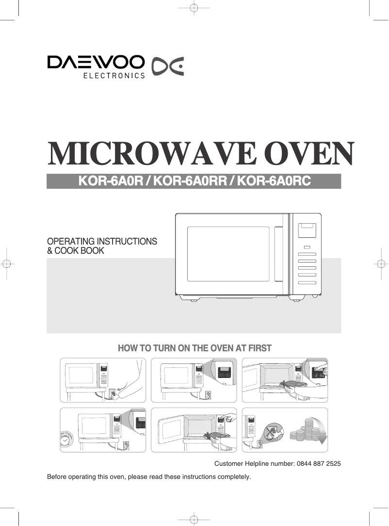 Página 1 del manual Manual de usuario Daewoo KOR-6A0RC