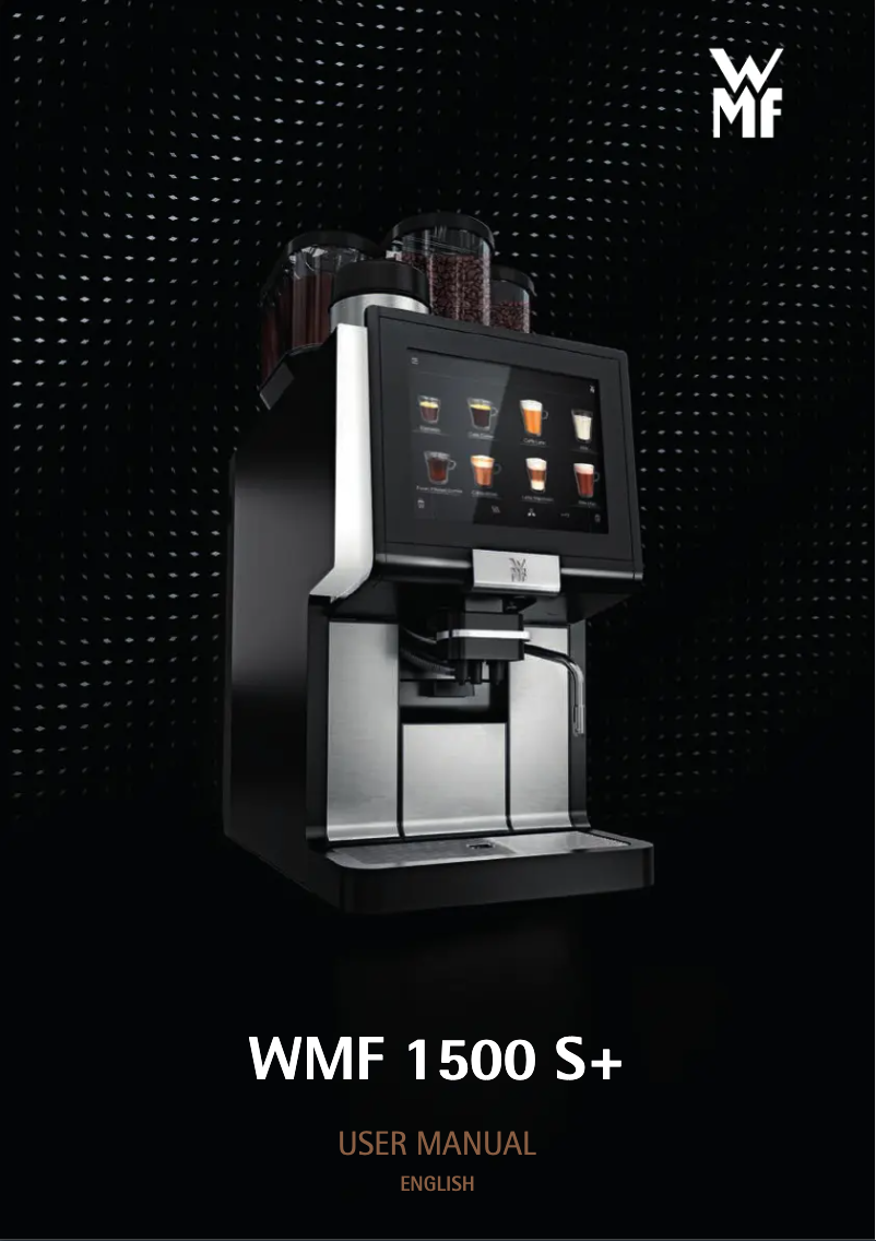 Page n°1 - Manuel utilisateur WMF 1500 S+
