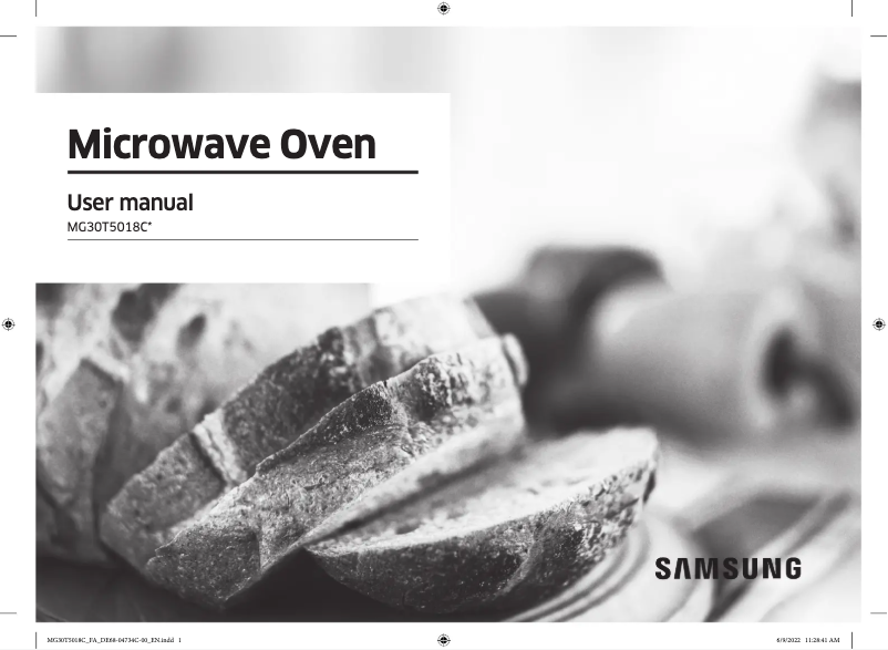 Página 1 del manual Manual de usuario Samsung MG30T5018CG