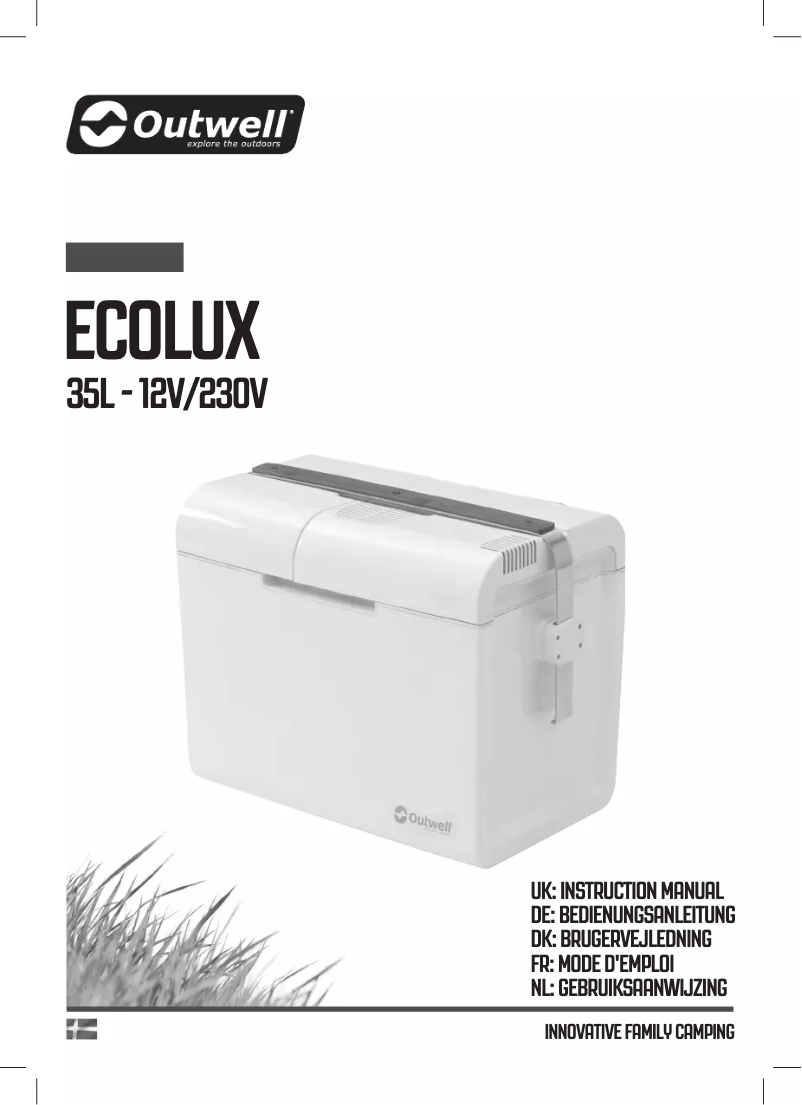 Page 1 de la notice Manuel utilisateur Outwell Ecolux 35L
