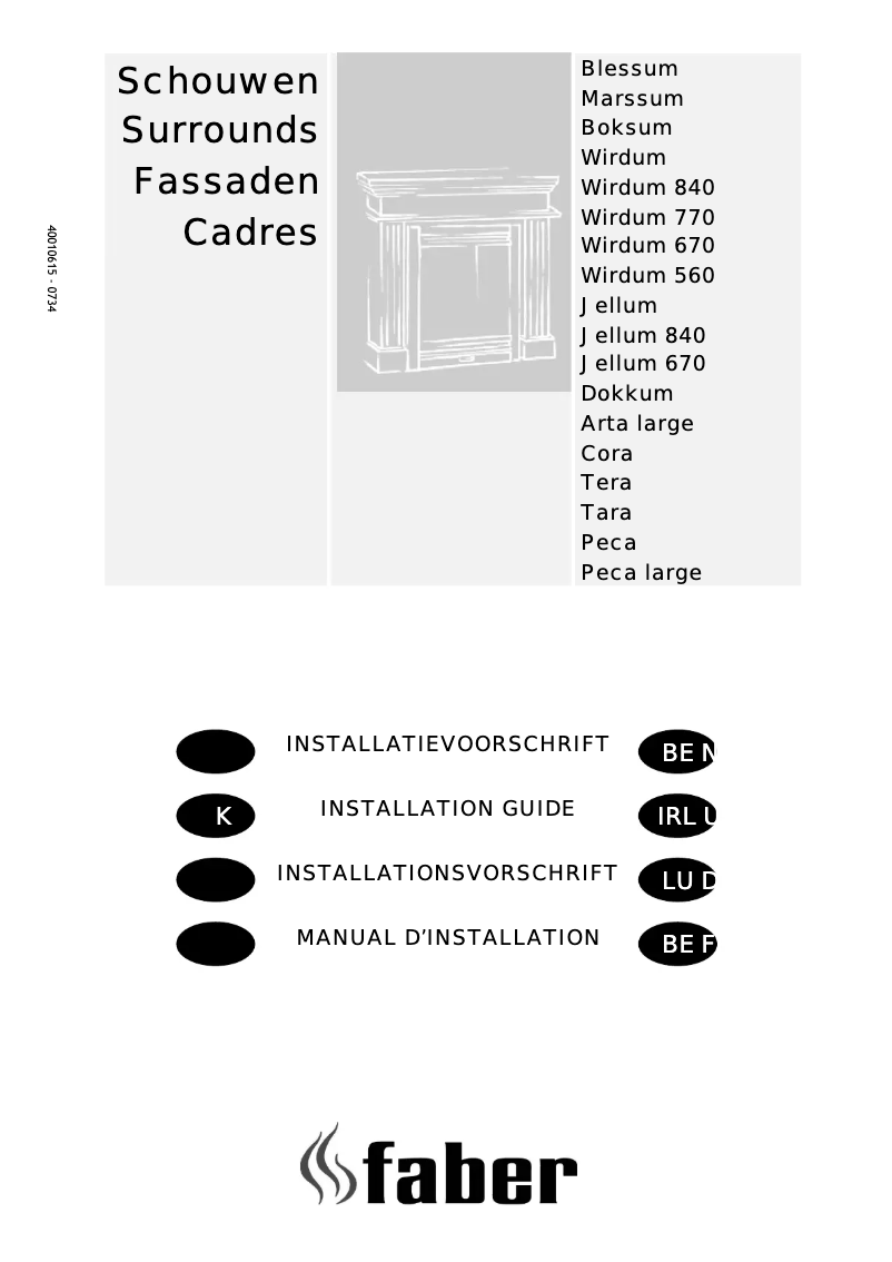 Page 1 of the manual User Manual Faber Wirdum 770