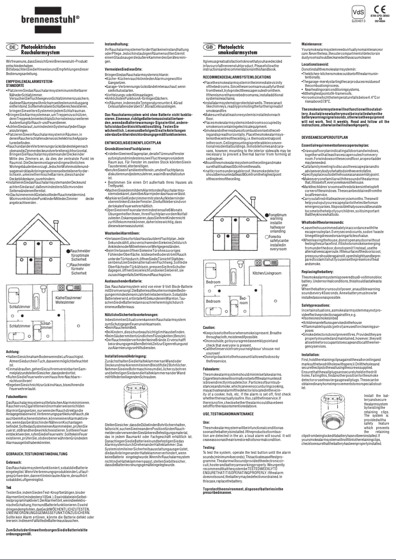 Page n°1 - Manuel utilisateur Brennenstuhl BR 102