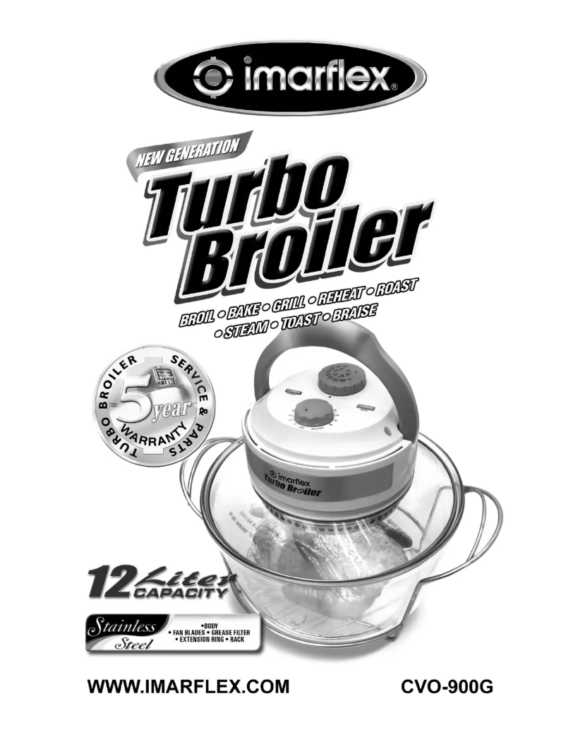 Página 1 del manual Manual de usuario Imarflex Turbo Broiler CVO-900G