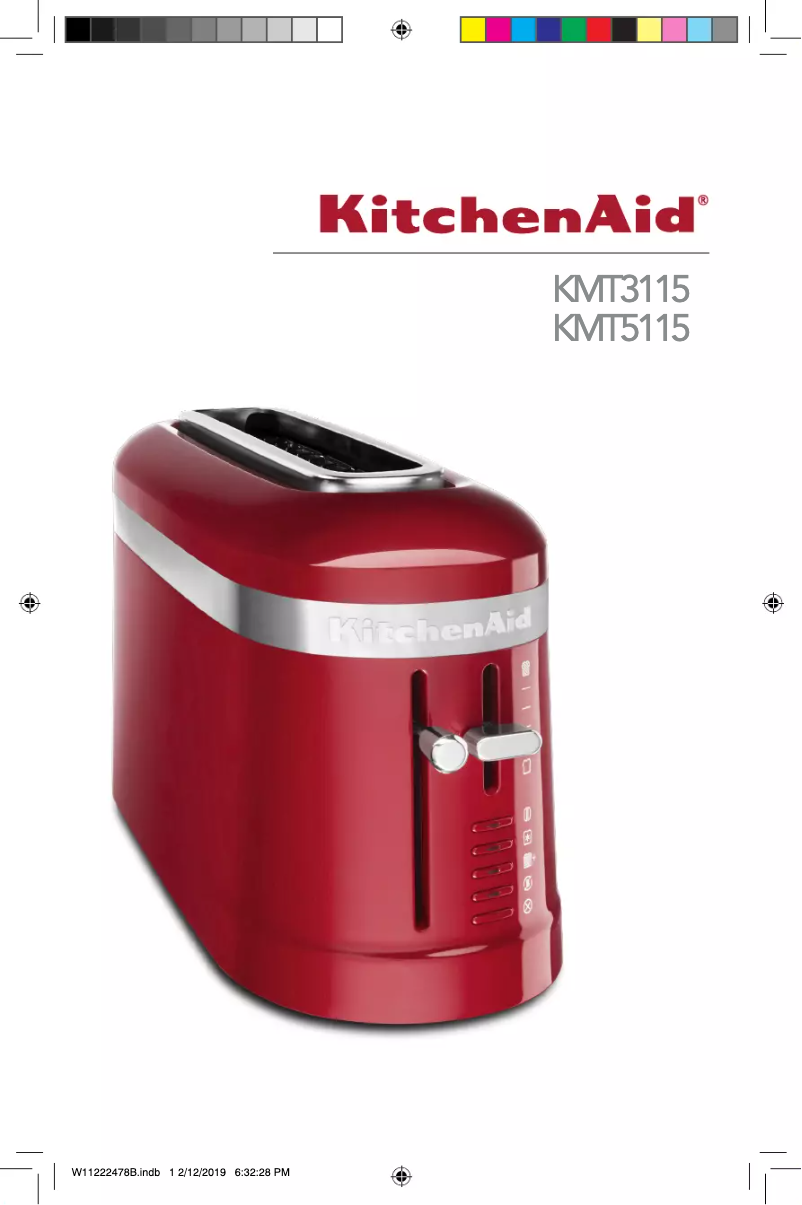 Page n°1 - Manuel utilisateur KitchenAid KMT3115ER