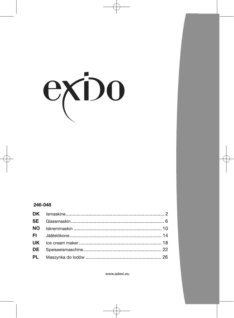 Image de la première page du manuel de l'appareil 246-048