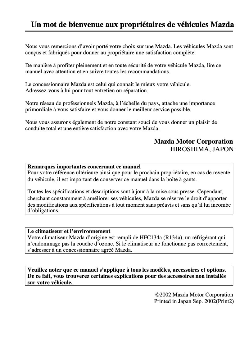 Imagen de la primera página del manual del dispositivo Protege (2003)