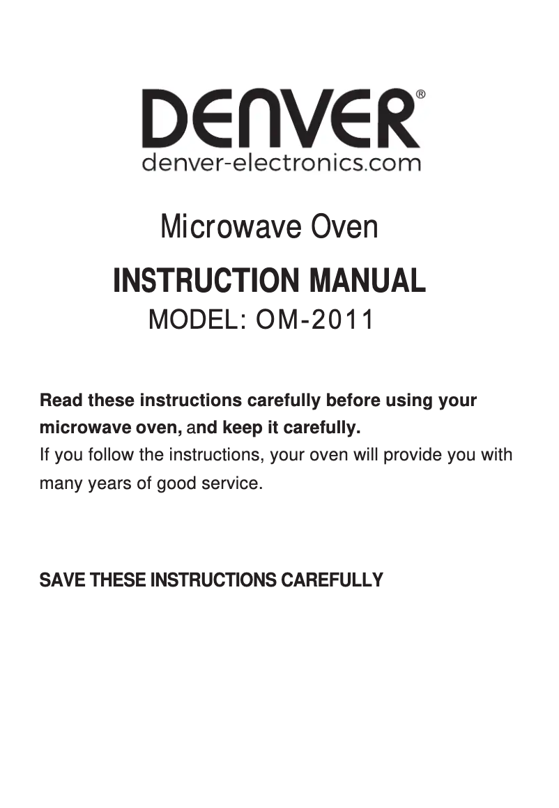 Imagen de la primera página del manual del dispositivo OM-2011