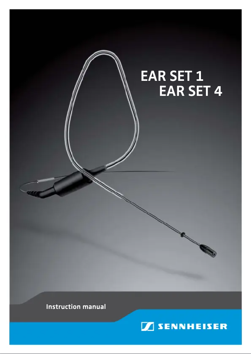 Image de la première page du manuel de l'appareil Ear Set 4-ew