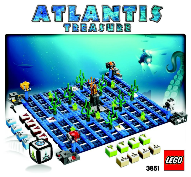 Page n°1 - Manuel utilisateur Lego Games 3851
