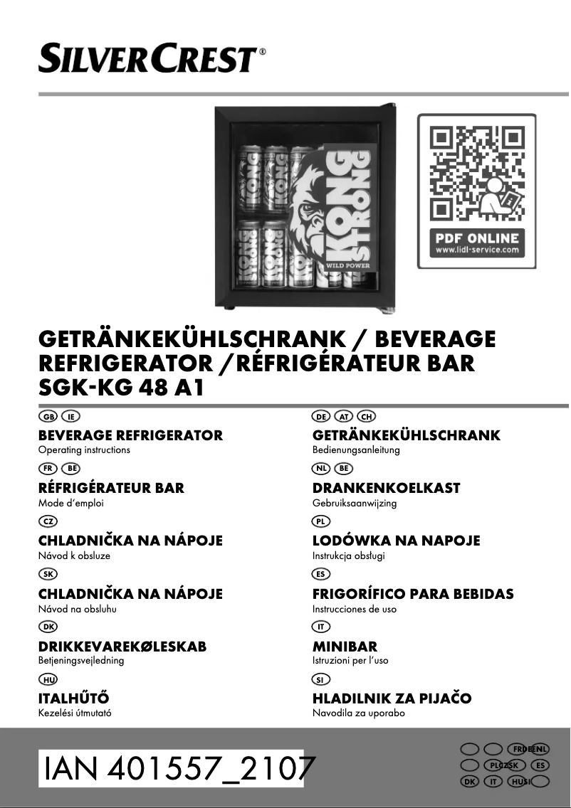 Página 1 del manual Manual de usuario SilverCrest SGK-KG 48 A1