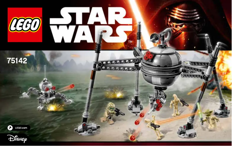 Page 1 de la notice Manuel utilisateur Lego Star Wars 75142