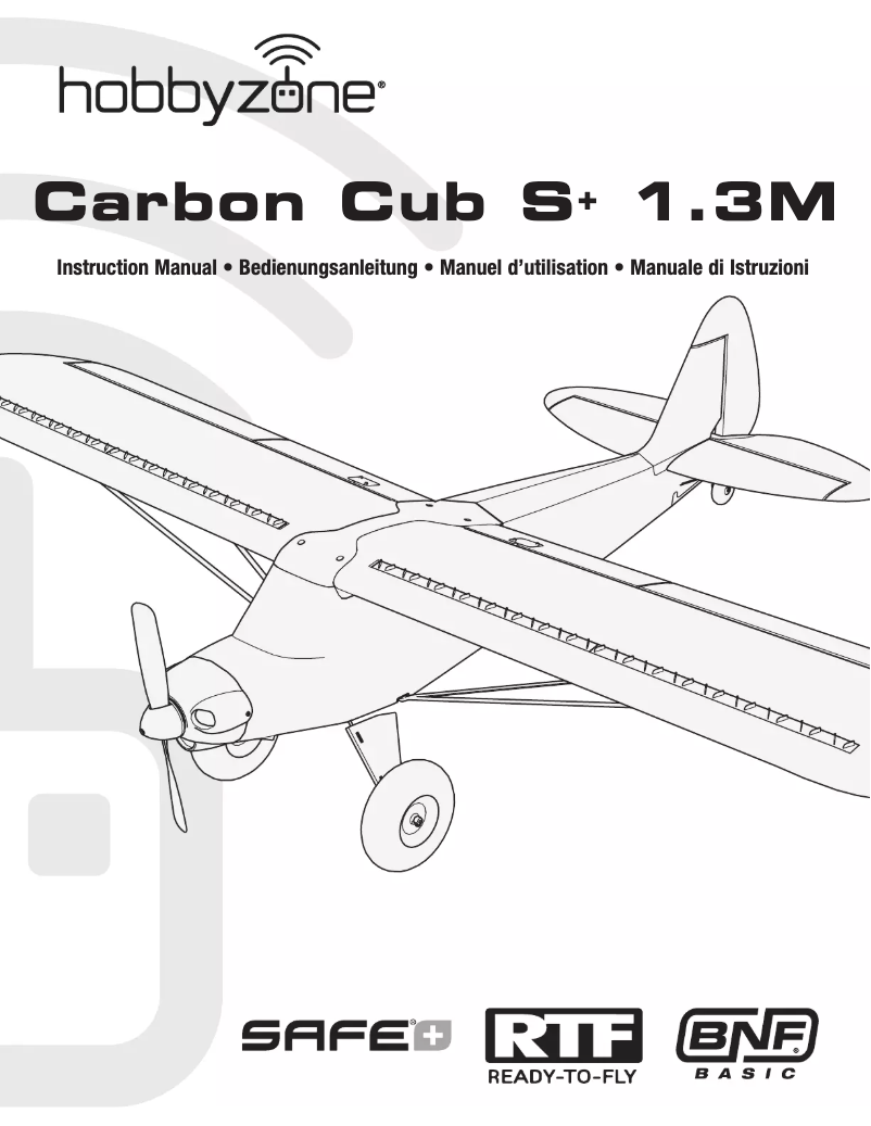 Page n°1 - Manuel utilisateur Hobby Zone HBZ3200