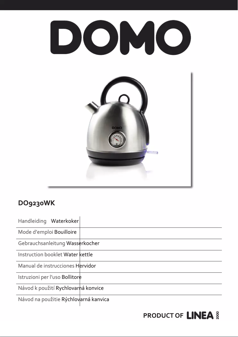 Image de la première page du manuel de l'appareil DO9230WK