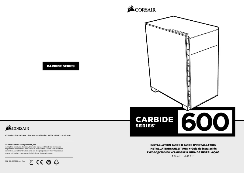 Image de la première page du manuel de l'appareil Carbide Clear 600C