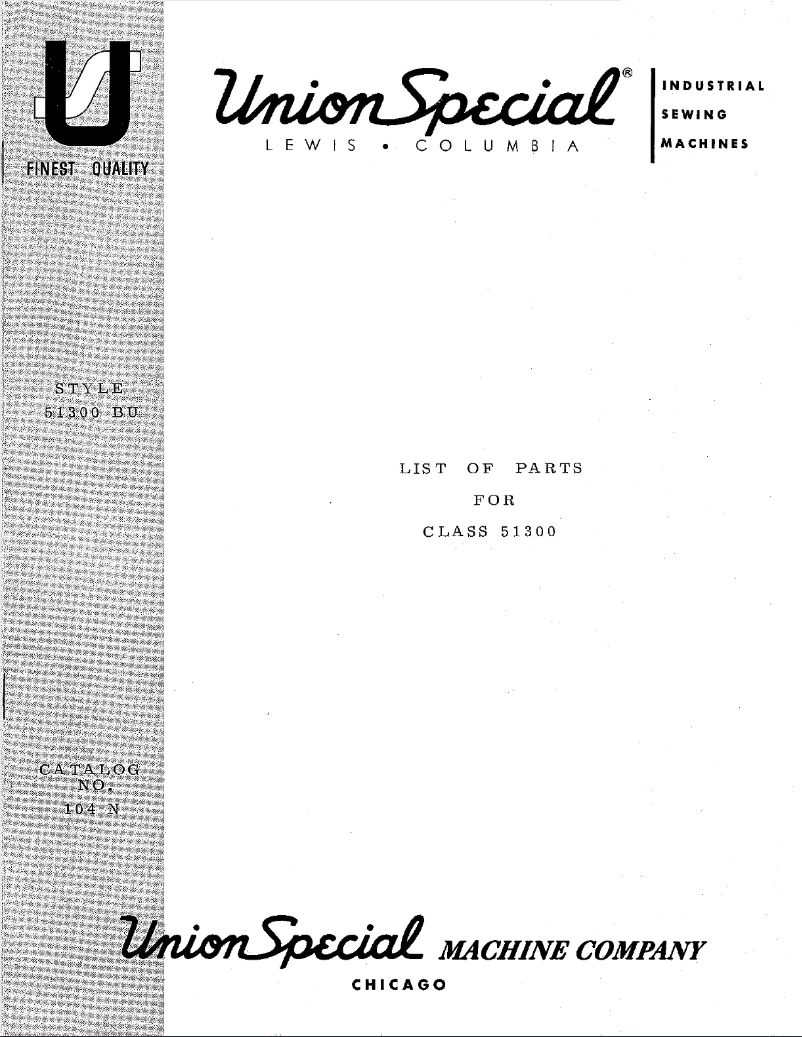 Image de la première page du manuel de l'appareil 51300BU