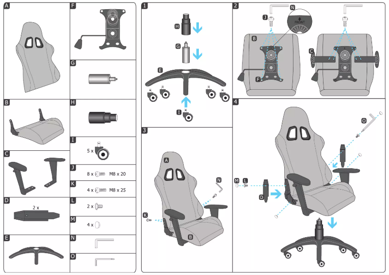Page 1 de la notice Manuel utilisateur Trust GXT 707R