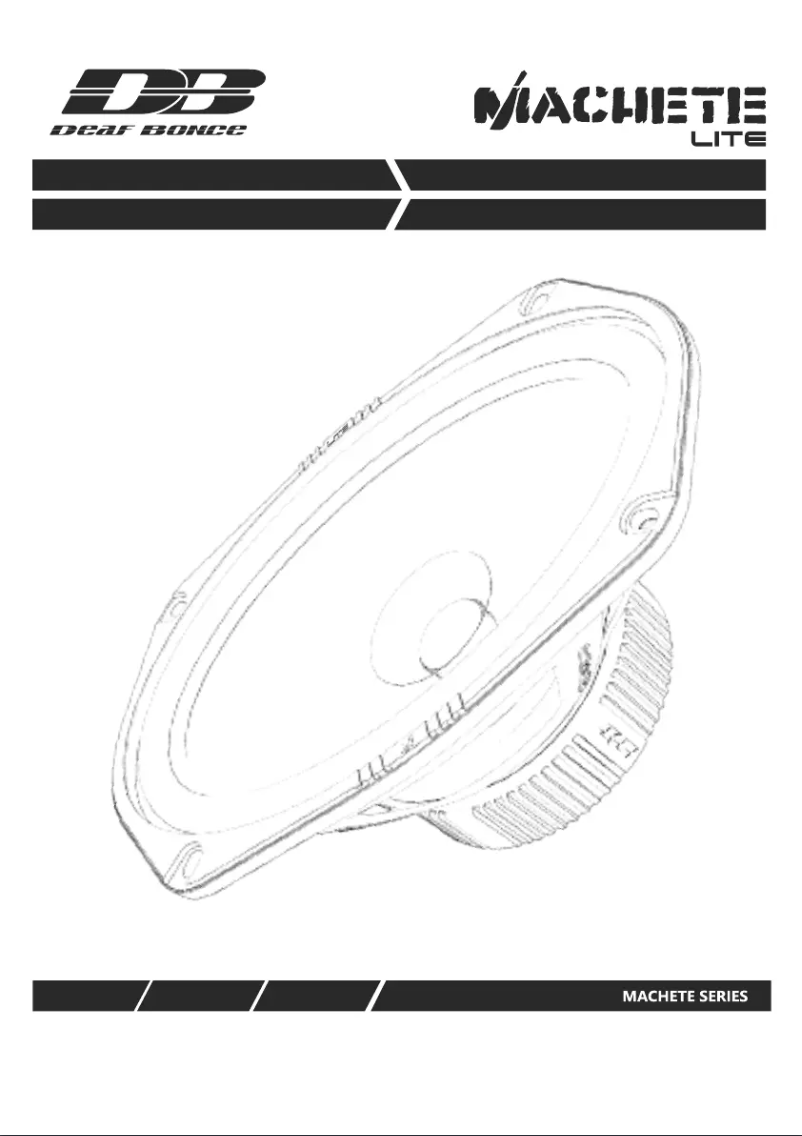 Page n°1 - Manuel utilisateur Deaf Bonce Machete MLH-60