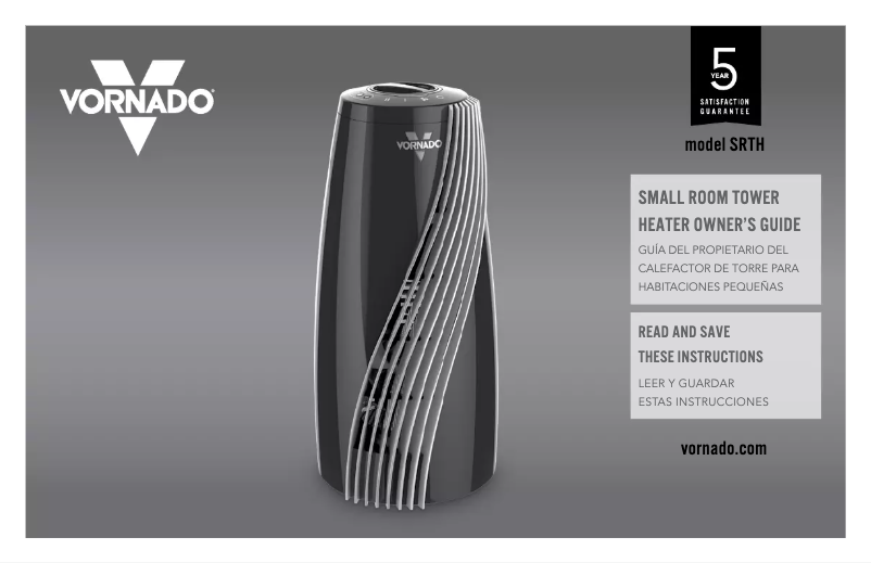 Página 1 del manual Manual de usuario Vornado SRTH