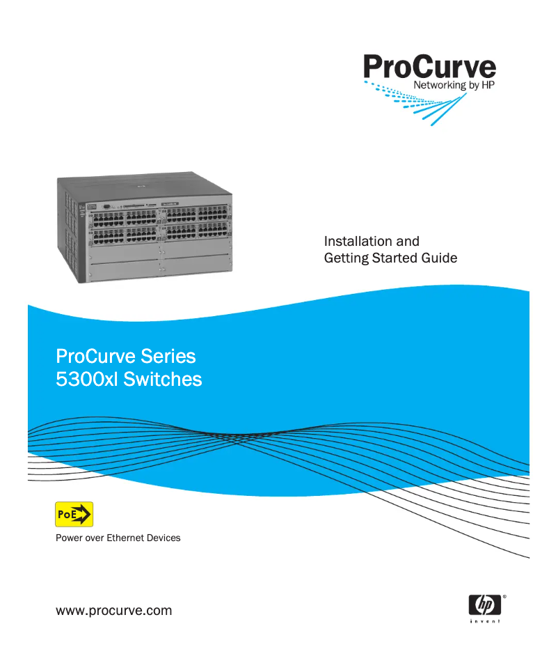 Image de la première page du manuel de l'appareil ProCurve 5300xl