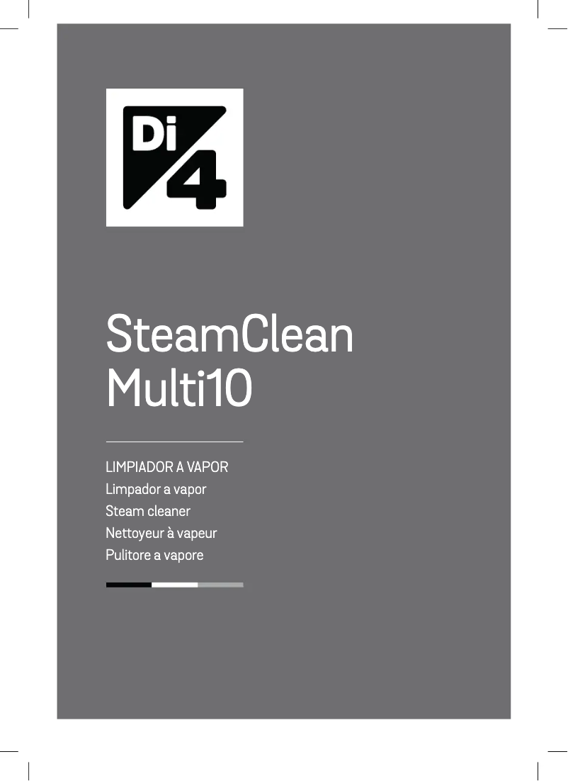 Image de la première page du manuel de l'appareil Steamclean Multi10