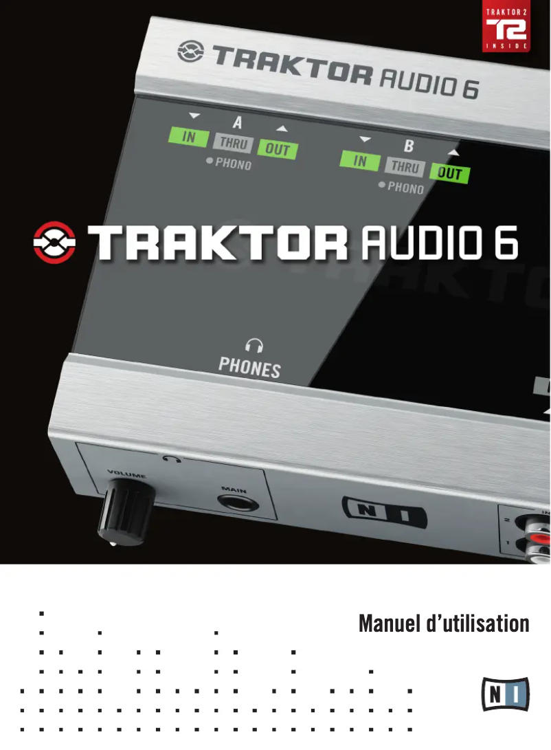 Image de la première page du manuel de l'appareil Traktor Audio 6