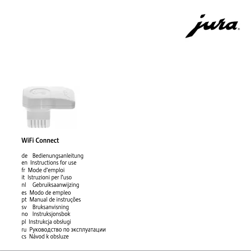 Página 1 del manual Manual de usuario Jura Wi-Fi Connect