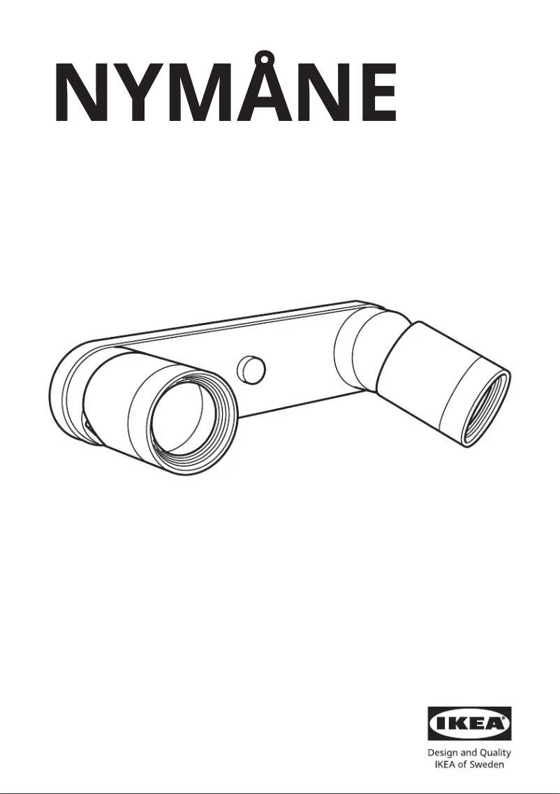 Imagen de la primera página del manual del dispositivo NYMÅNE 604.286.50