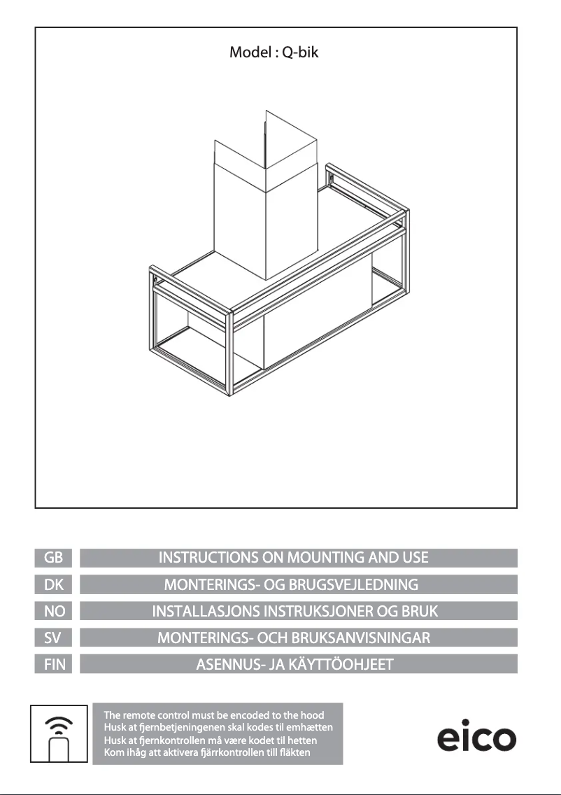 Page n°1 - Manuel utilisateur Eico Q-BIC P 90 N - Link