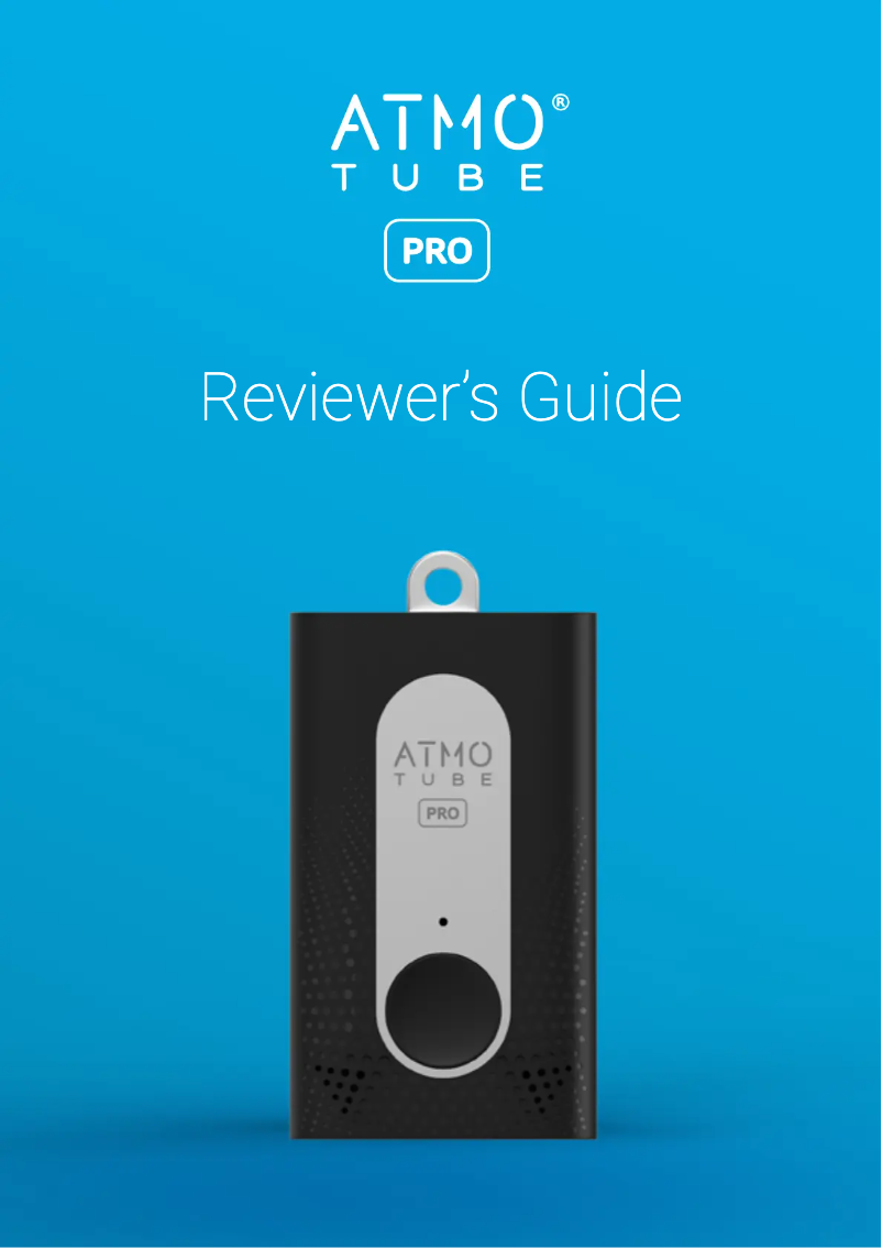 Page n°1 - Manuel utilisateur Atmotube Pro