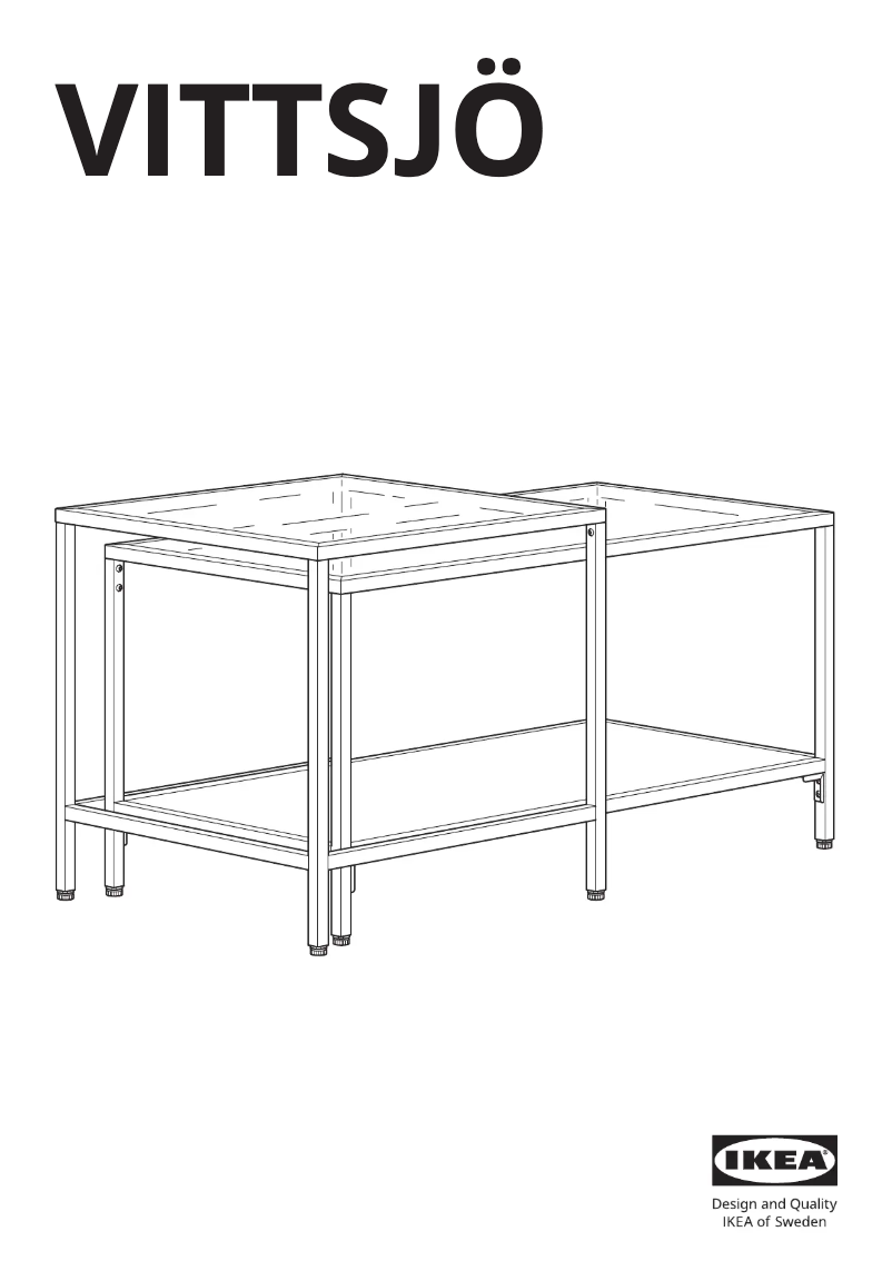 Image de la première page du manuel de l'appareil VITTSJÖ 602.153.33