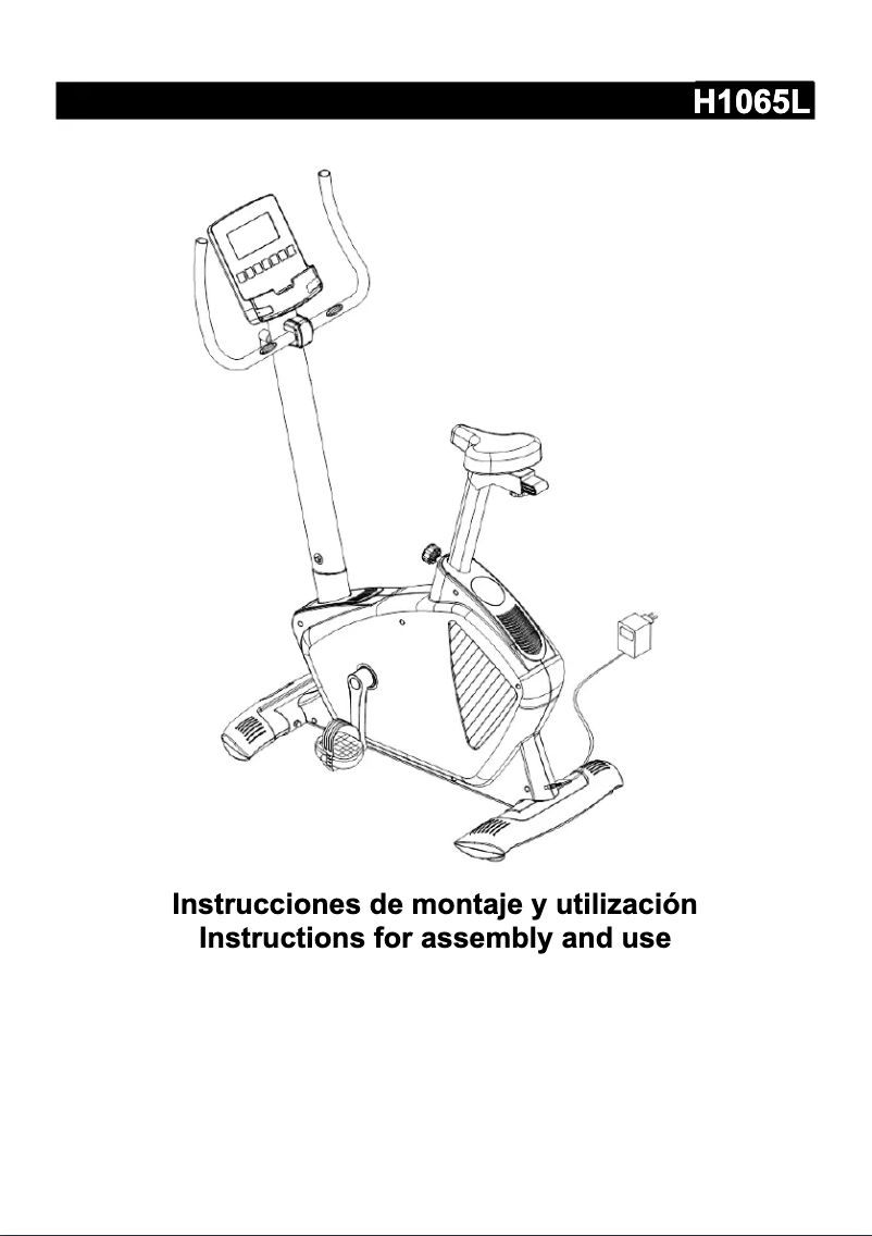 Page 1 de la notice Manuel utilisateur BH Fitness H1065LW