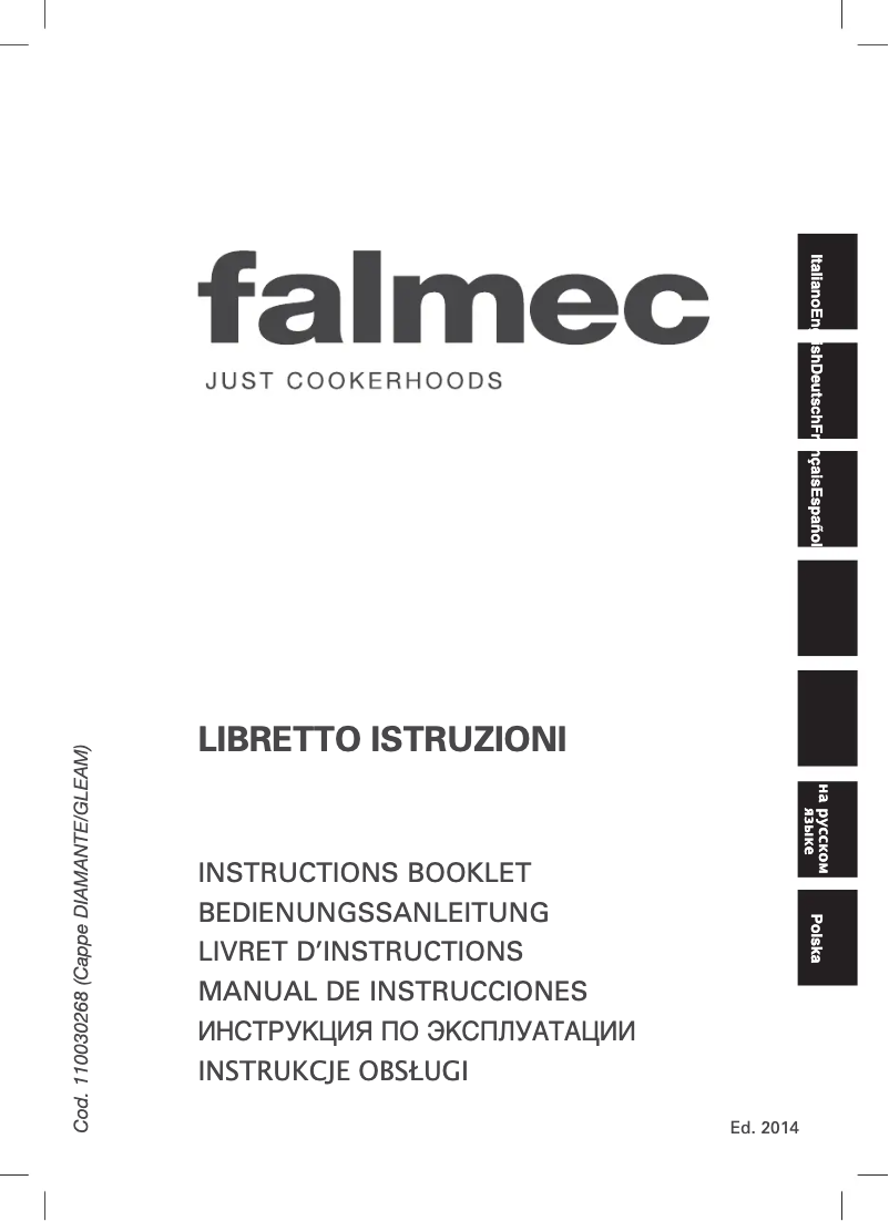 Image de la première page du manuel de l'appareil Diamante