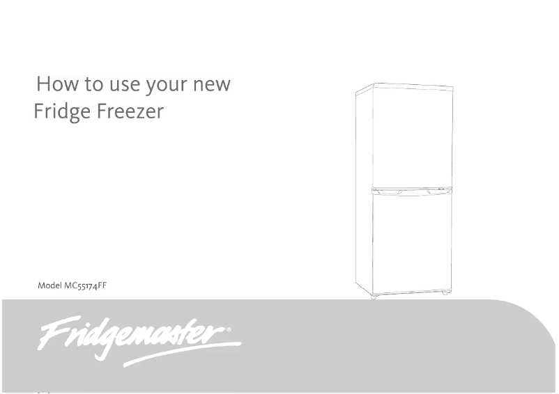 Página 1 del manual Manual de usuario Fridgemaster MC55174FF