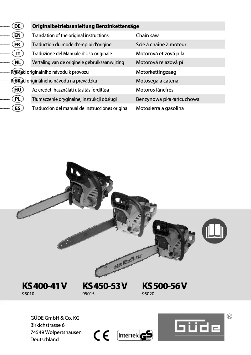 Page n°1 - Manuel utilisateur Güde KS 400-41 V