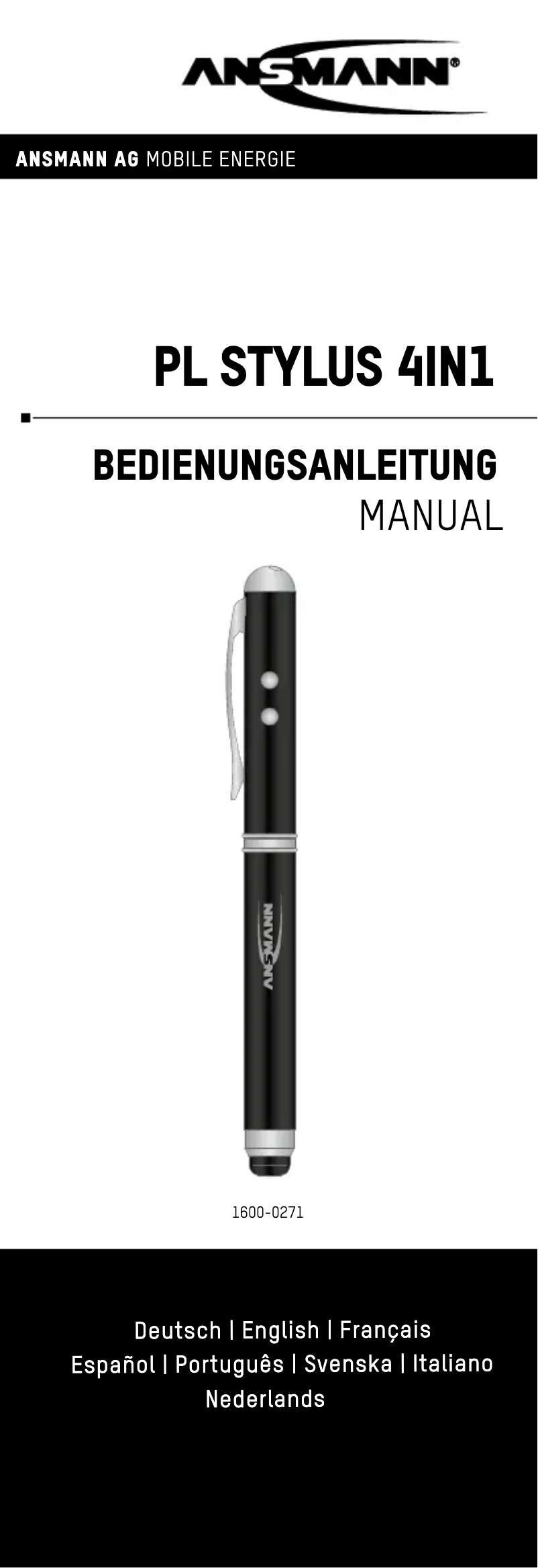 Image de la première page du manuel de l'appareil Stylus Touch 4in1
