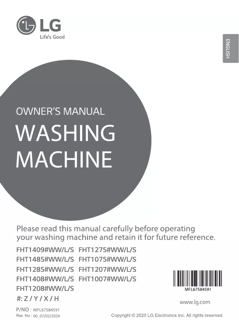 Página 1 del manual Manual de usuario LG FHT1207ZWL