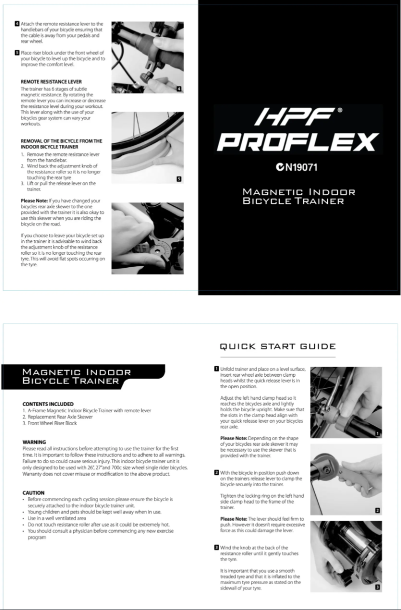 Página 1 del manual Manual de usuario Proflex FMT-02