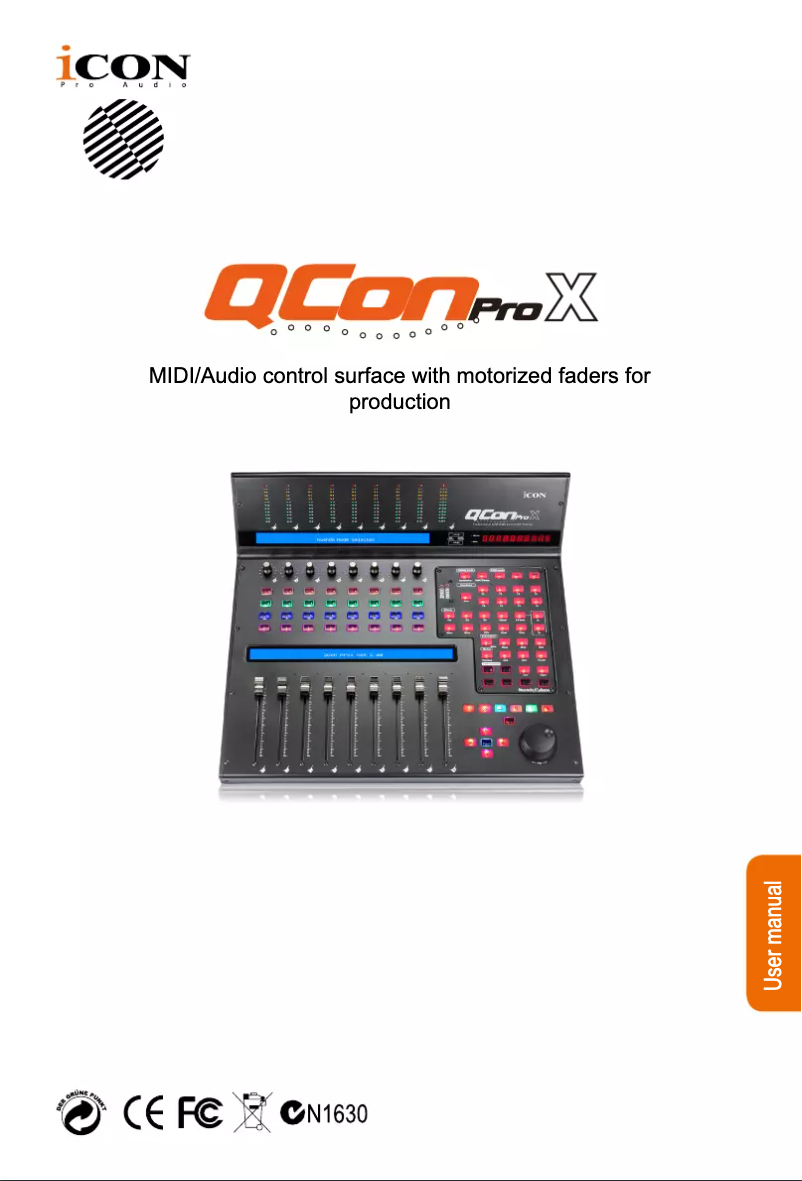 Page n°1 - Manuel utilisateur icon QCon Pro X