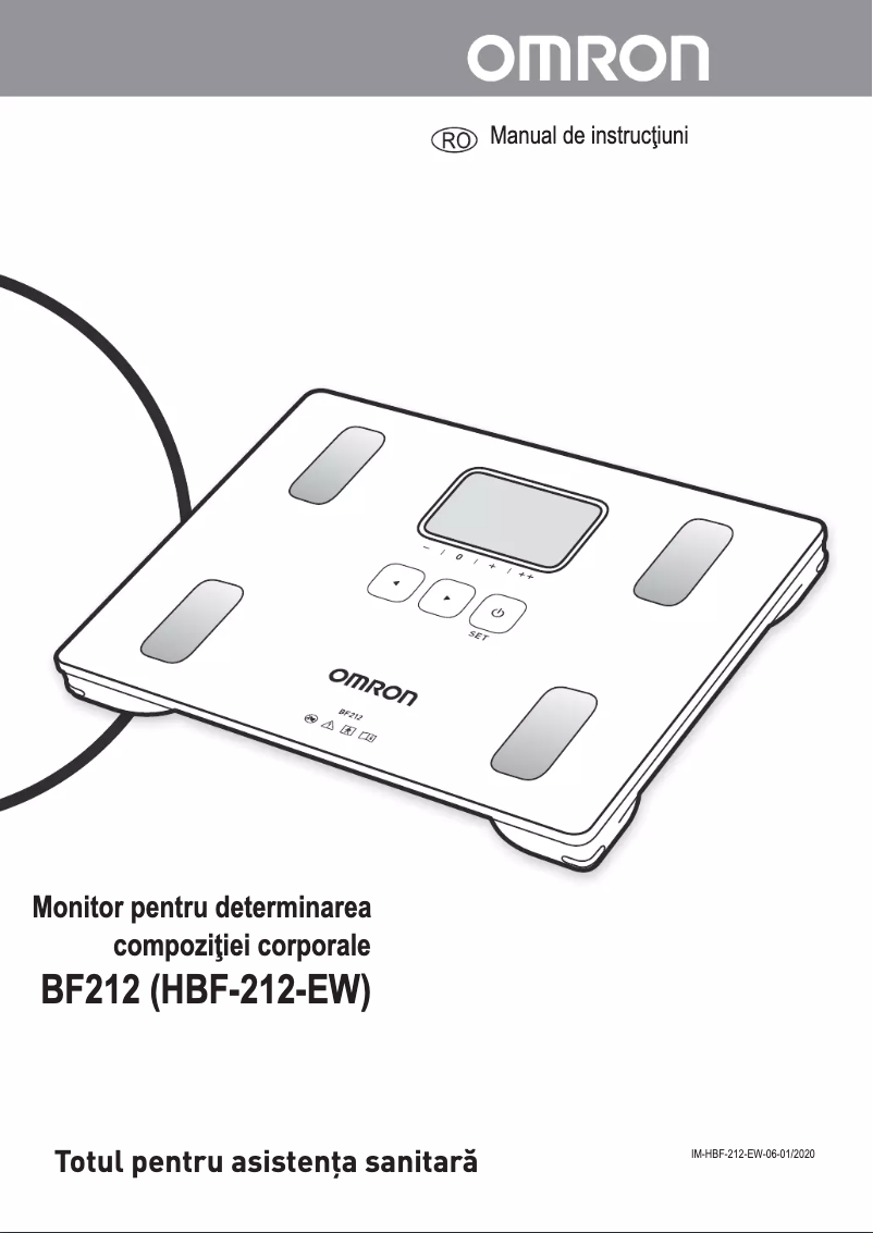 Image de la première page du manuel de l'appareil HBF-212-EW