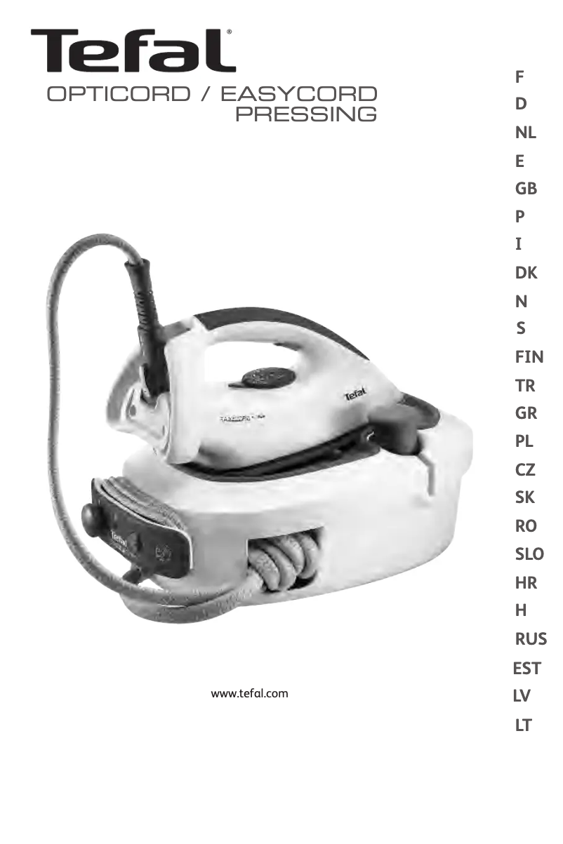 Image de la première page du manuel de l'appareil Easycord Pressing GV5150