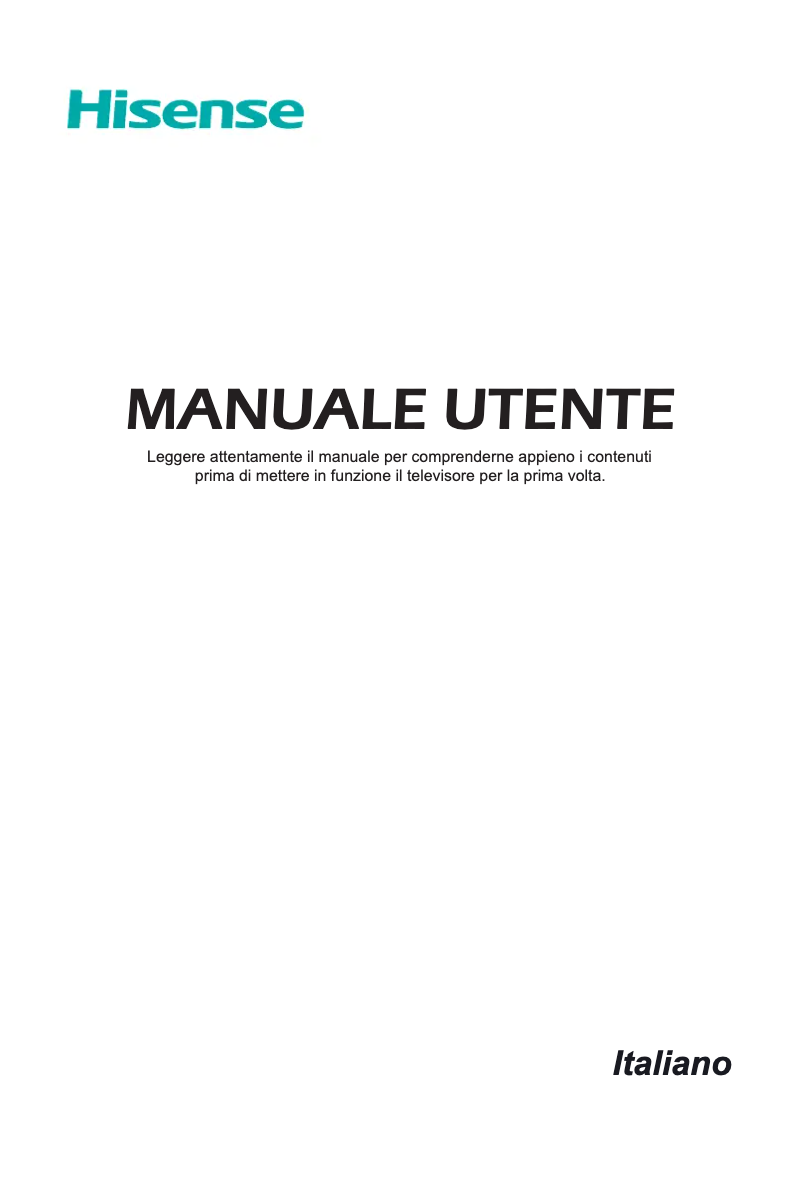 Image de la première page du manuel de l'appareil H43A6120