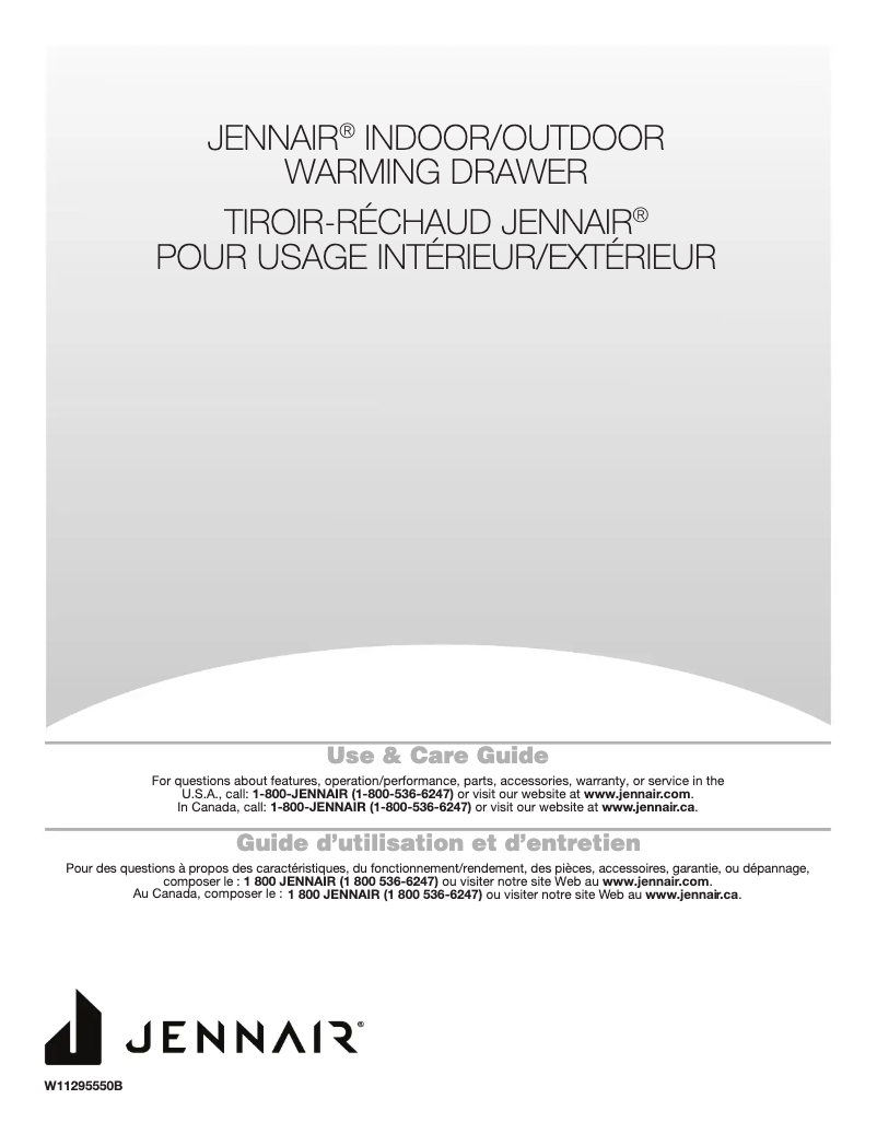 Page 1 de la notice Manuel utilisateur Jenn-Air JJD3027IL