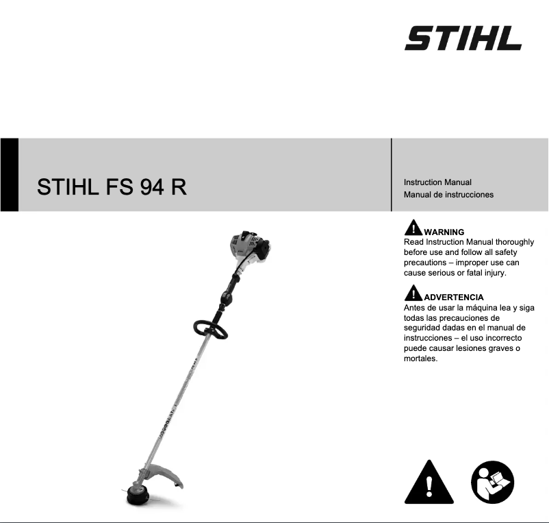Page 1 de la notice Manuel utilisateur Stihl FS 94 R