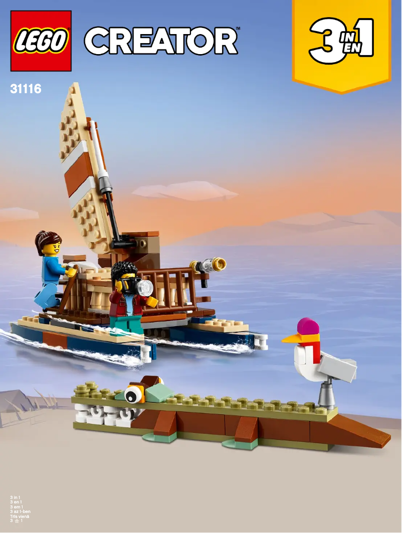 Page 1 de la notice Manuel utilisateur Lego Creator 31116