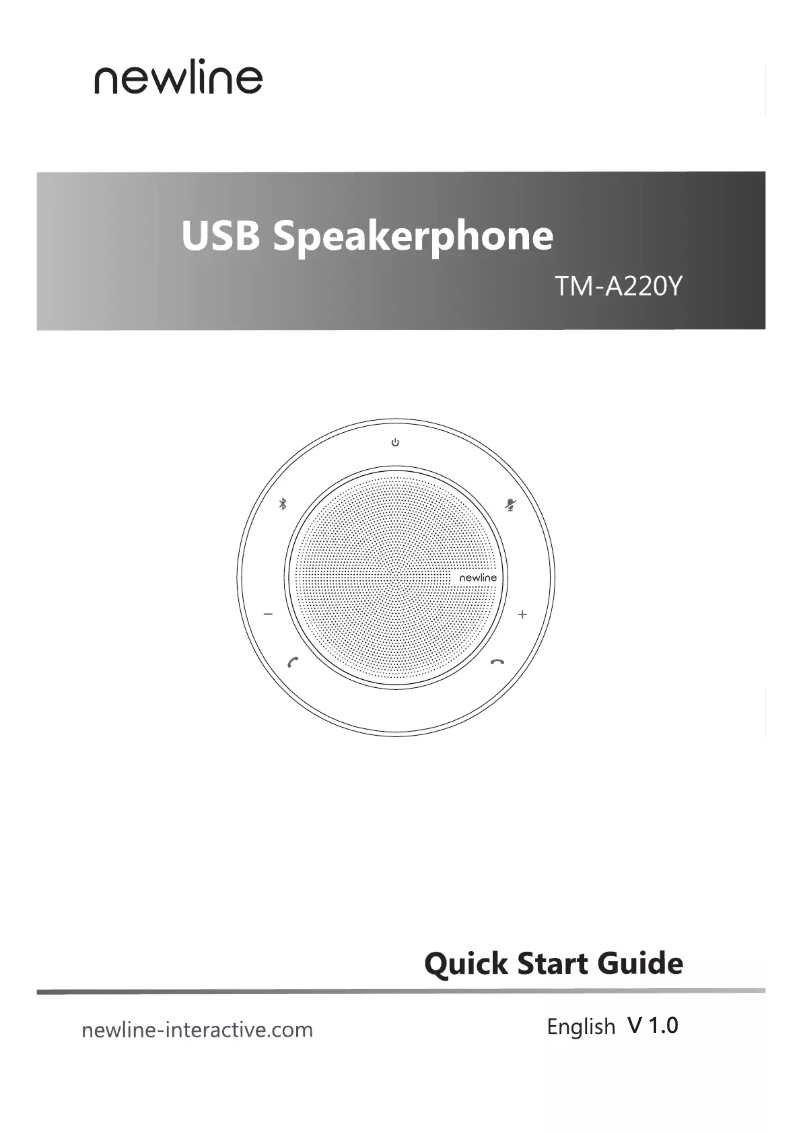 Página 1 del manual Manual de usuario Newline Meet Cam Set TM-A220Y