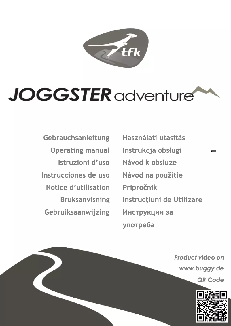 Page 1 de la notice Manuel utilisateur TfK Joggster Adventure