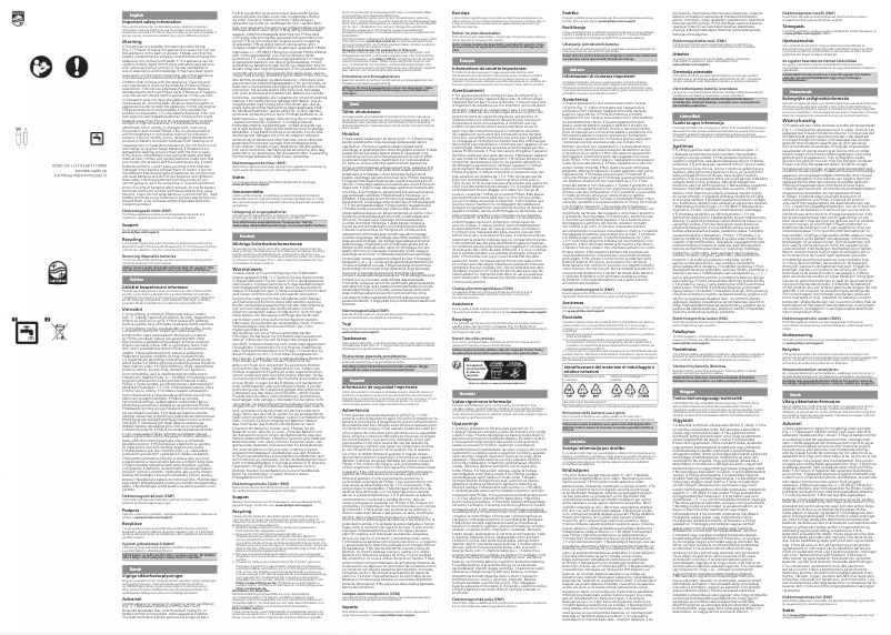 Page 1 de la notice Manuel utilisateur Philips Series 5000 NT5650