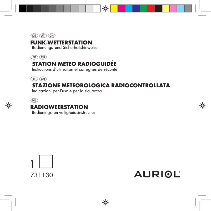 Página 1 del manual Manual de usuario Auriol Z31130