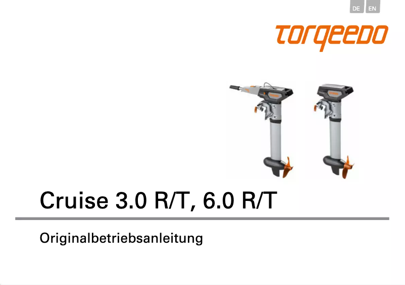 Page n°1 - Manuel utilisateur Torqeedo Cruise 6.0 R TorqLink