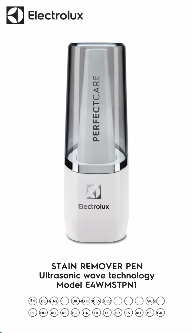 Page n°1 - Manuel utilisateur AEG E4WMSTPN1